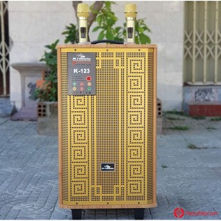 Loa karaoke bluetooth Kiomic K123 kèm 2 mciro