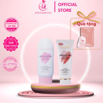 Kem Body Trắng Da Whisis - Kem Body Trắng Da Whisis 200Ml Nâng Tone Trắng Hồng