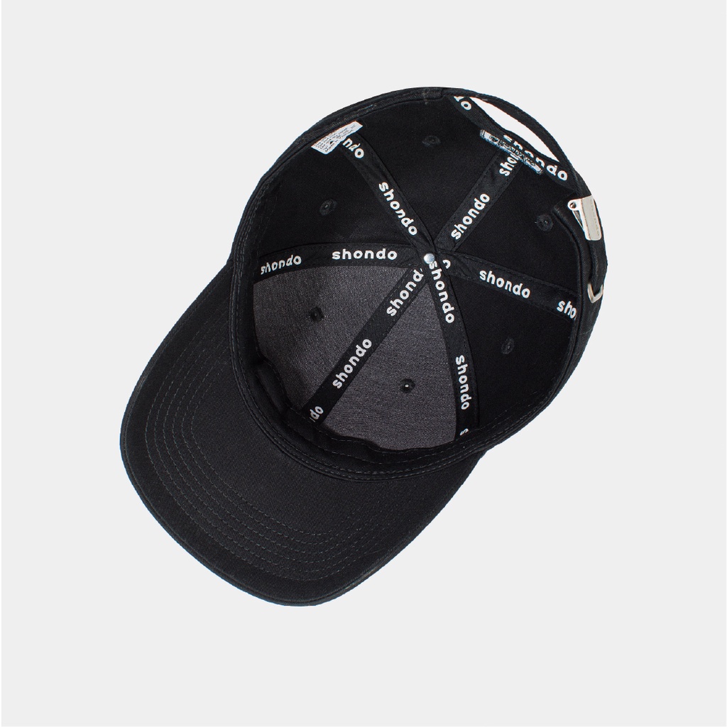 Nón Kết Thêu Logo Shondo Đen NONSH10