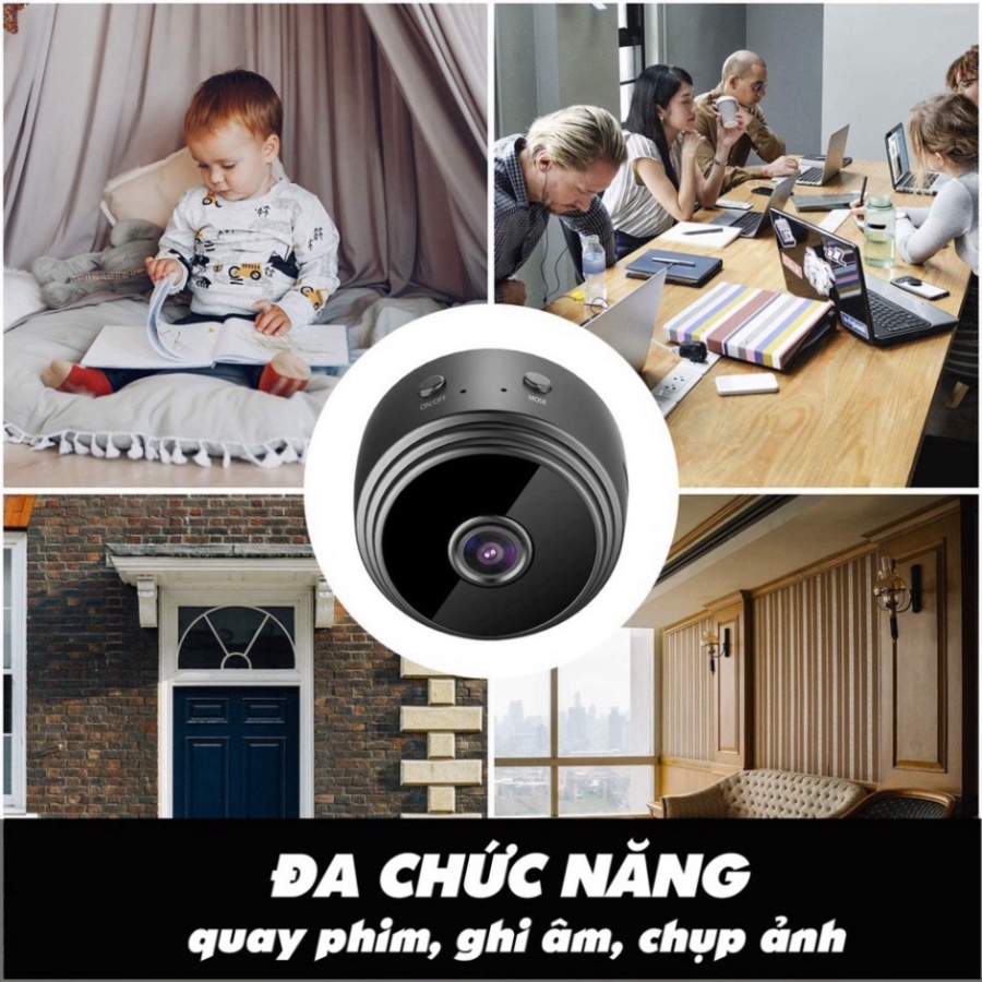 Camera IP Wifi 1080P HD Quan Sát Ban Đêm Kết Nối Điện Thoại Di Động HOT