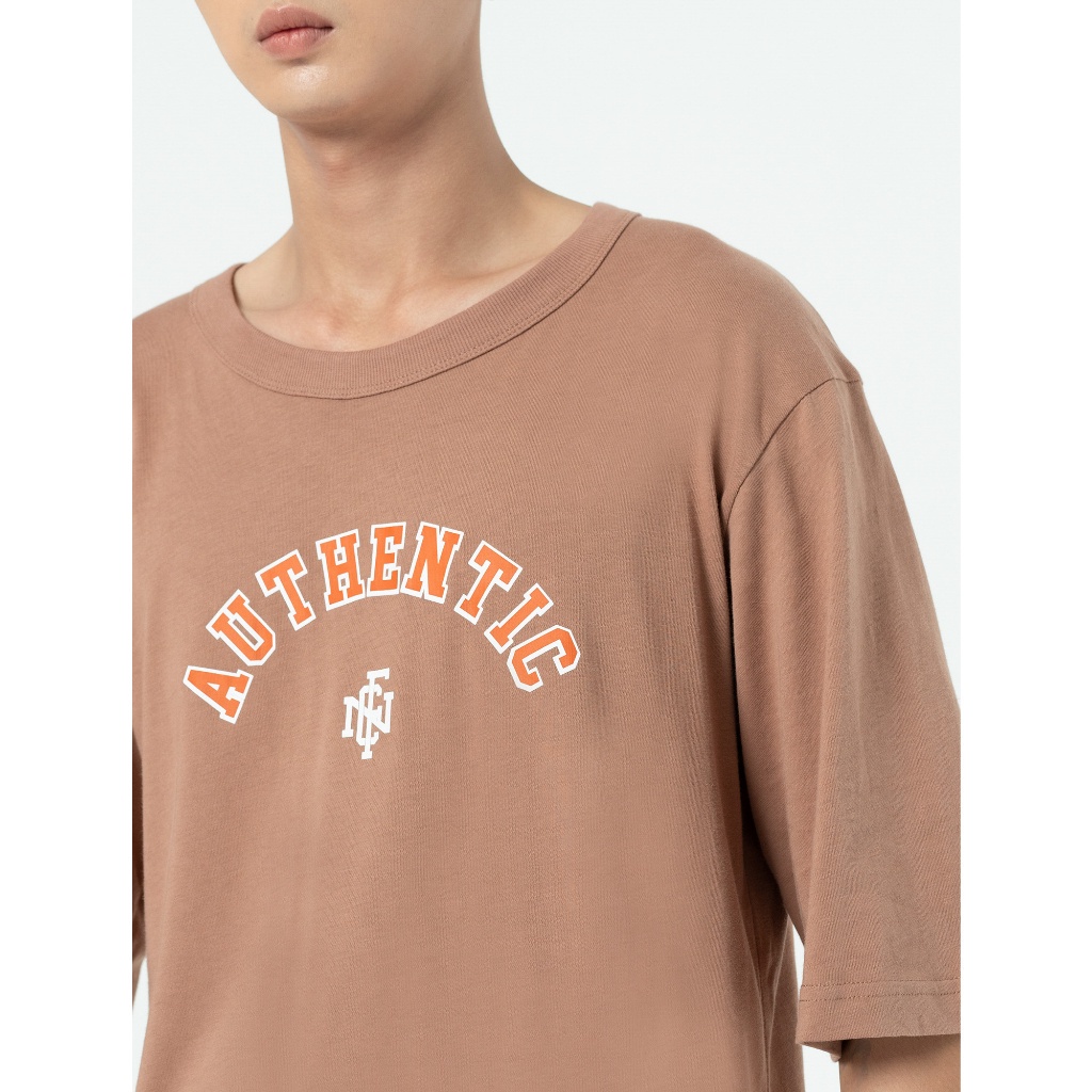 Áo phông nam CANIFA chất liệu 100% cotton, cổ tròn tra bo, tay cộc, phom relax 8TS22W015