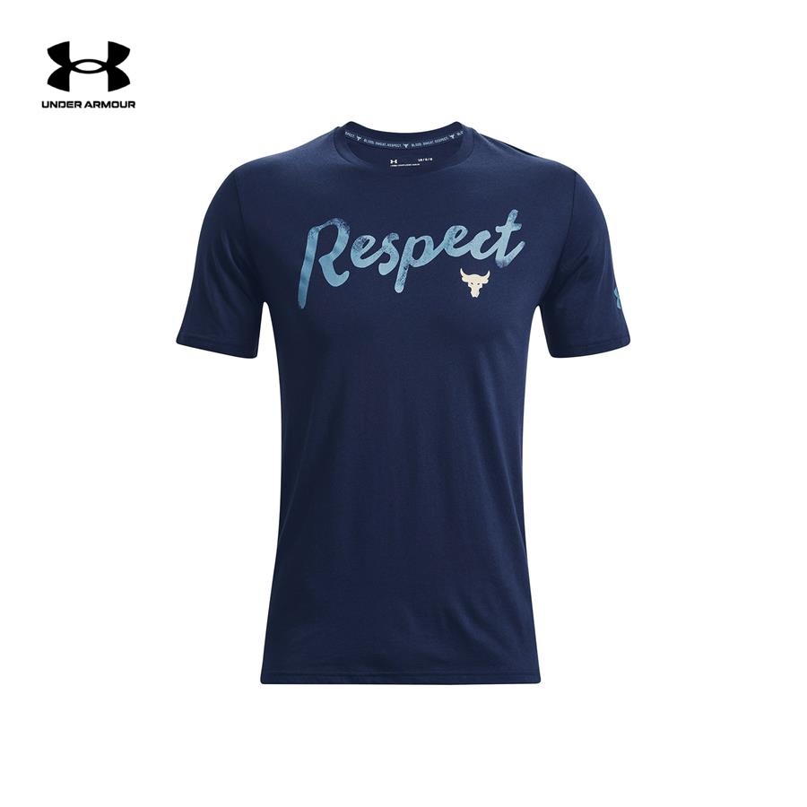 Áo thun tay ngắn thể thao nam Under Armour Project Rock Respect - 1370482-408