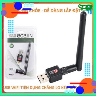 USB Wifi 802.11 có anten thu Wifi cho máy tính bàn, Laptop