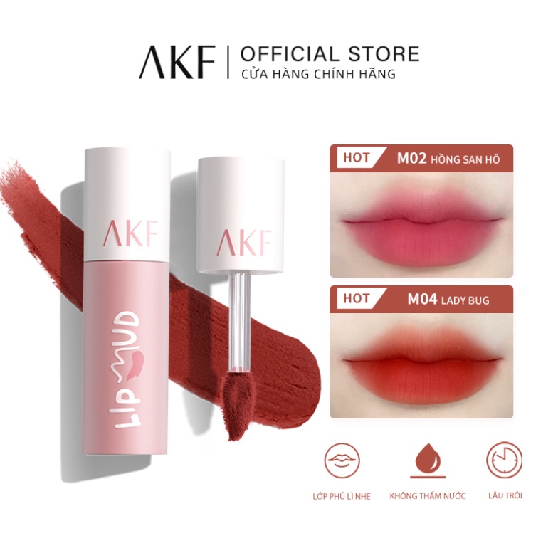 Son môi lì AKF Mềm Mịn Như Nhung Lâu Trôi 3g shoppp