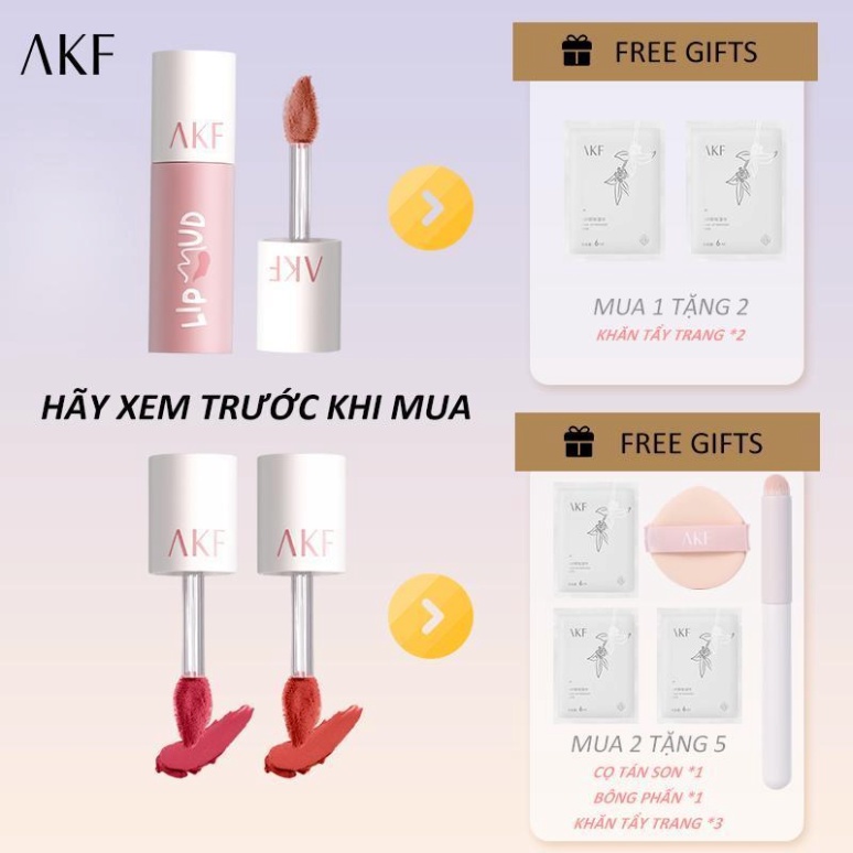 Son môi lì AKF Mềm Mịn Như Nhung Lâu Trôi 3g shoppp