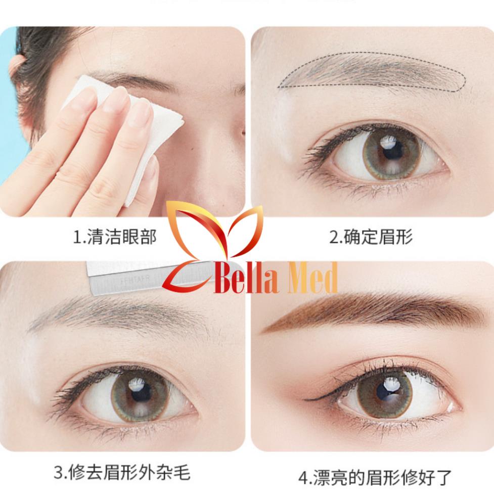 Dao lam tém chân mày Jieonli-cut special bằng thép không rỉ hàng siêu chất lượng - siêu bén