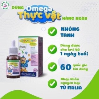 Omega Junior chiết xuất từ dầu thực vật giúp bé phát triển não bộ toàn diện, thông minh nhanh nhẹn, bổ mắt nhanh nói