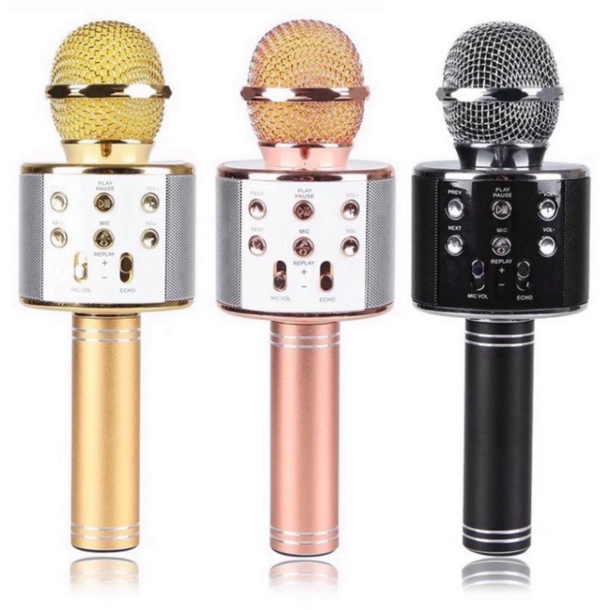 Micro karaoke bluetooth không dây cầm tay tiện dụng chất lương cao,loa hát kết nối các thiết bị bluetooth chuyên nghiệp | BigBuy360 - bigbuy360.vn