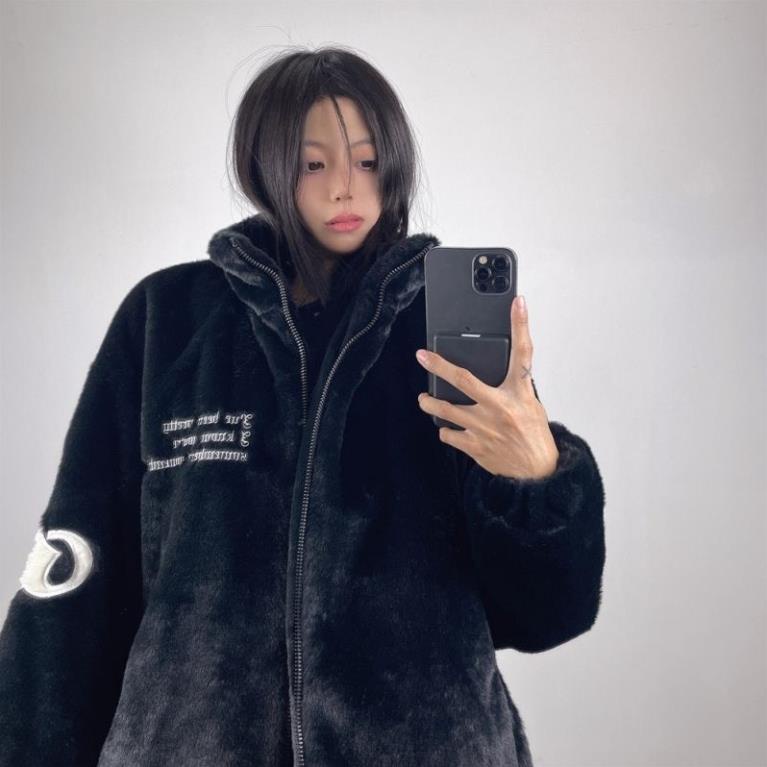 Áo khoác Bomber tia sét AN32 chất nỉ bóng 2 lớp lót lụa năng động trẻ trung