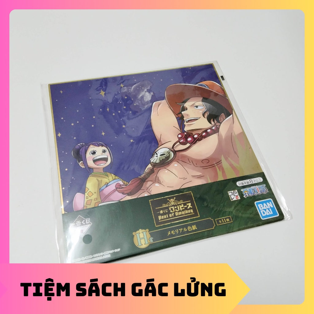 One Piece Memorial Shikishi kích cỡ 20x20cm