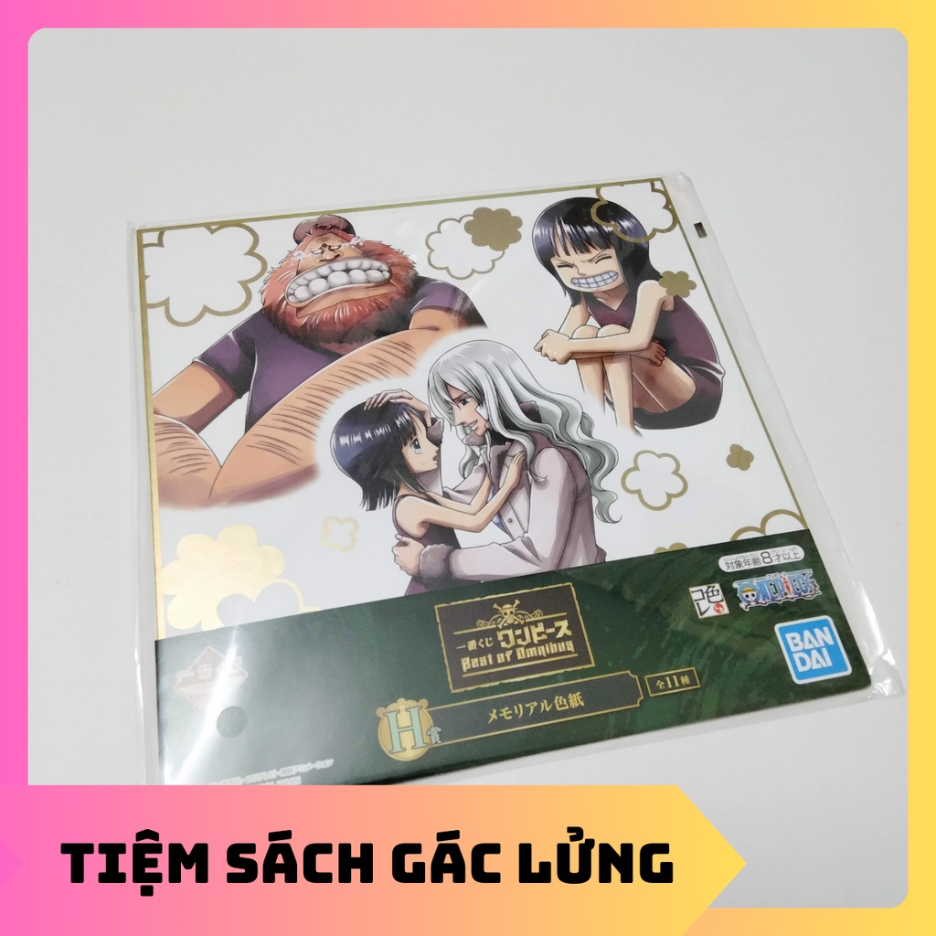 One Piece Memorial Shikishi kích cỡ 20x20cm