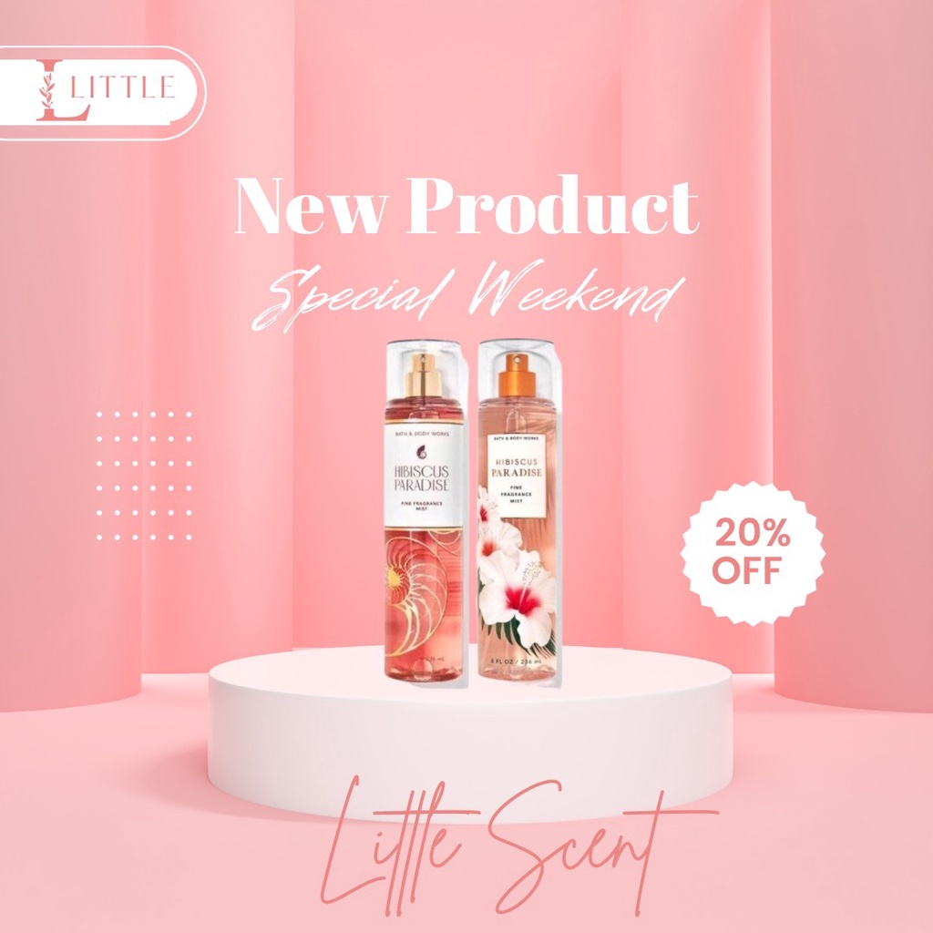 Hibiscus Paradise | Xịt Thơm Toàn Thân Bath & Body Works Body Care