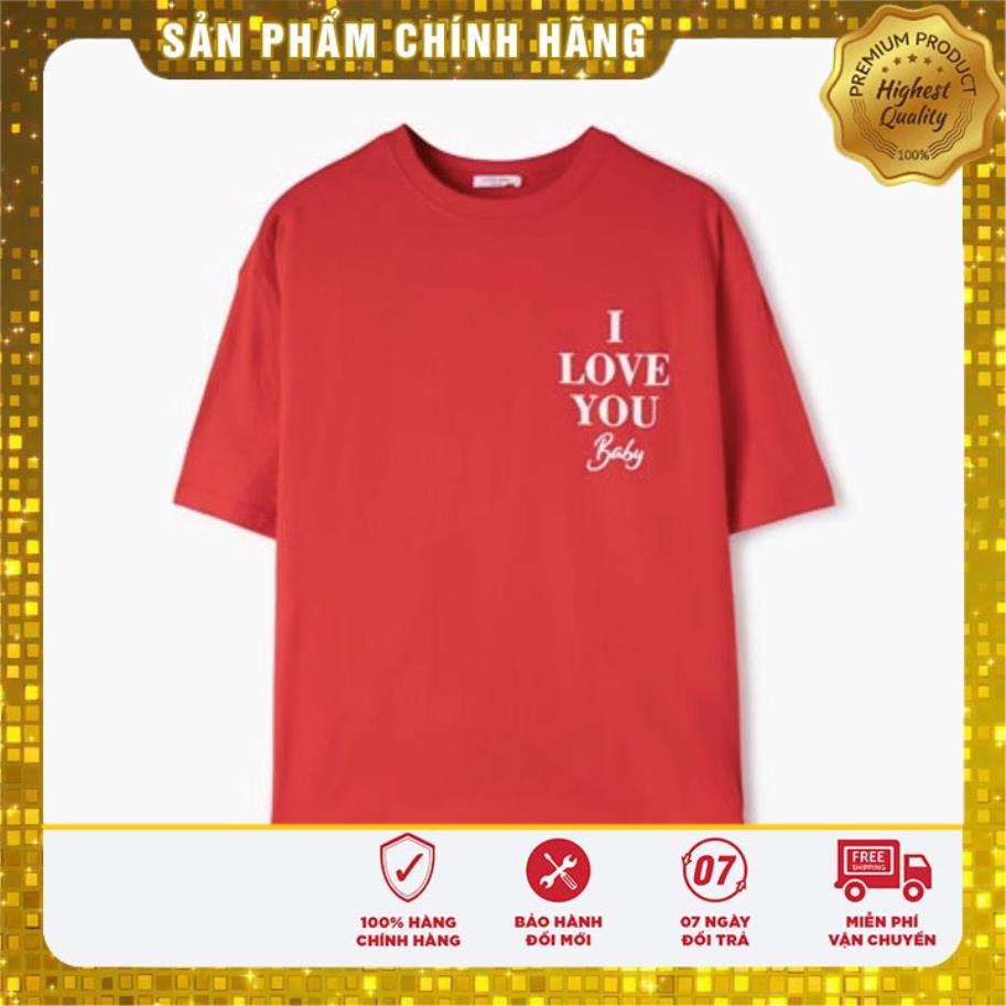 Áo thun form rộng in 2 chủ đề - I love you / Inspire - Lovadova 23B01C001