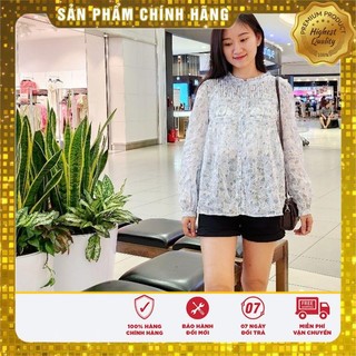 Áo sơ mi bèo đũi thô Tím đen / Tím hồng form rộng siêu hot Lovadova 23B02C004