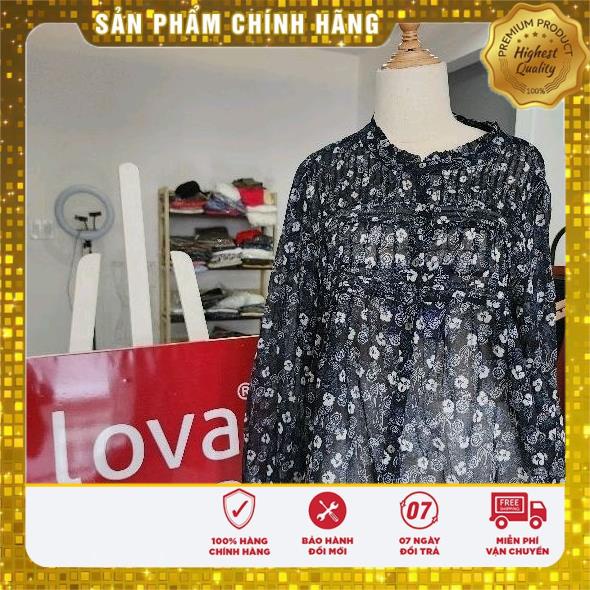 [ Xanh Mint đã hết ] Áo sơ mi bèo thô đũi form rộng siêu hot Lovadova 23B02C004