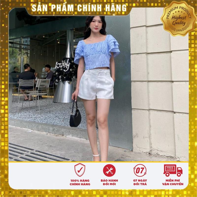 Áo croptop tay kiểu nữ - Lovadova 22B06C001