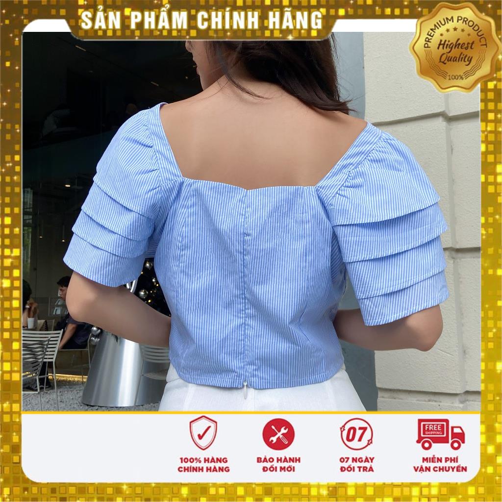 Áo croptop tay kiểu nữ - Lovadova 22B06C001