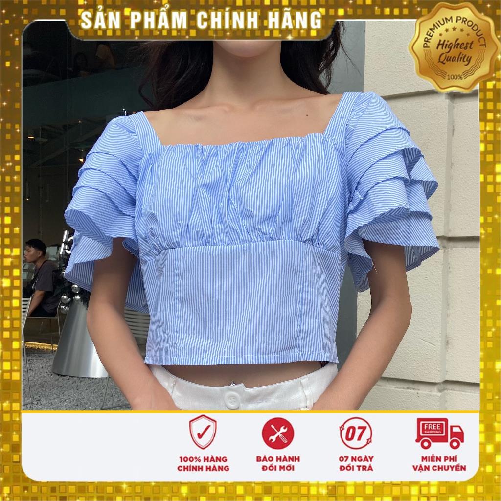 Áo croptop tay kiểu nữ - Lovadova 22B06C001