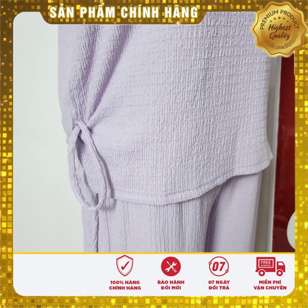 Bộ set quần lửng Màu tím Mộng mơ ( Xanh ngọc hết hàng ) - Lovadova 22O07C001