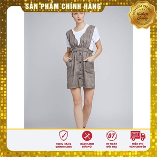 Đầm Caro Phối Nút - Lovadova 19D08C010
