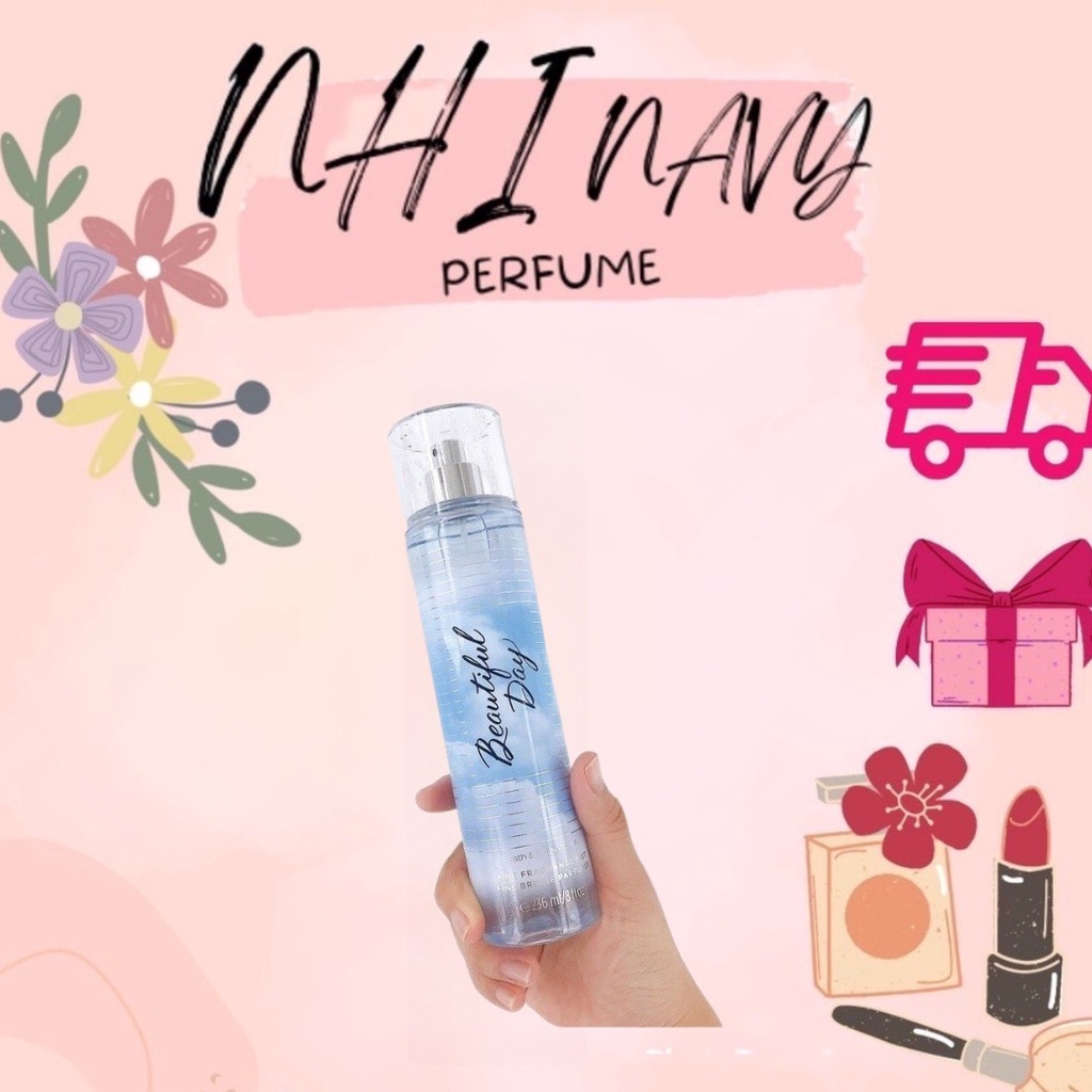 Xịt thơm Body Mist 𝐁𝐚𝐭𝐡 𝐀𝐧𝐝 𝐁𝐨𝐝𝐲 𝐖𝐨𝐫𝐤𝐬 𝐁𝐞𝐚𝐮𝐭𝐢𝐟𝐮𝐥 𝐃𝐚𝐲