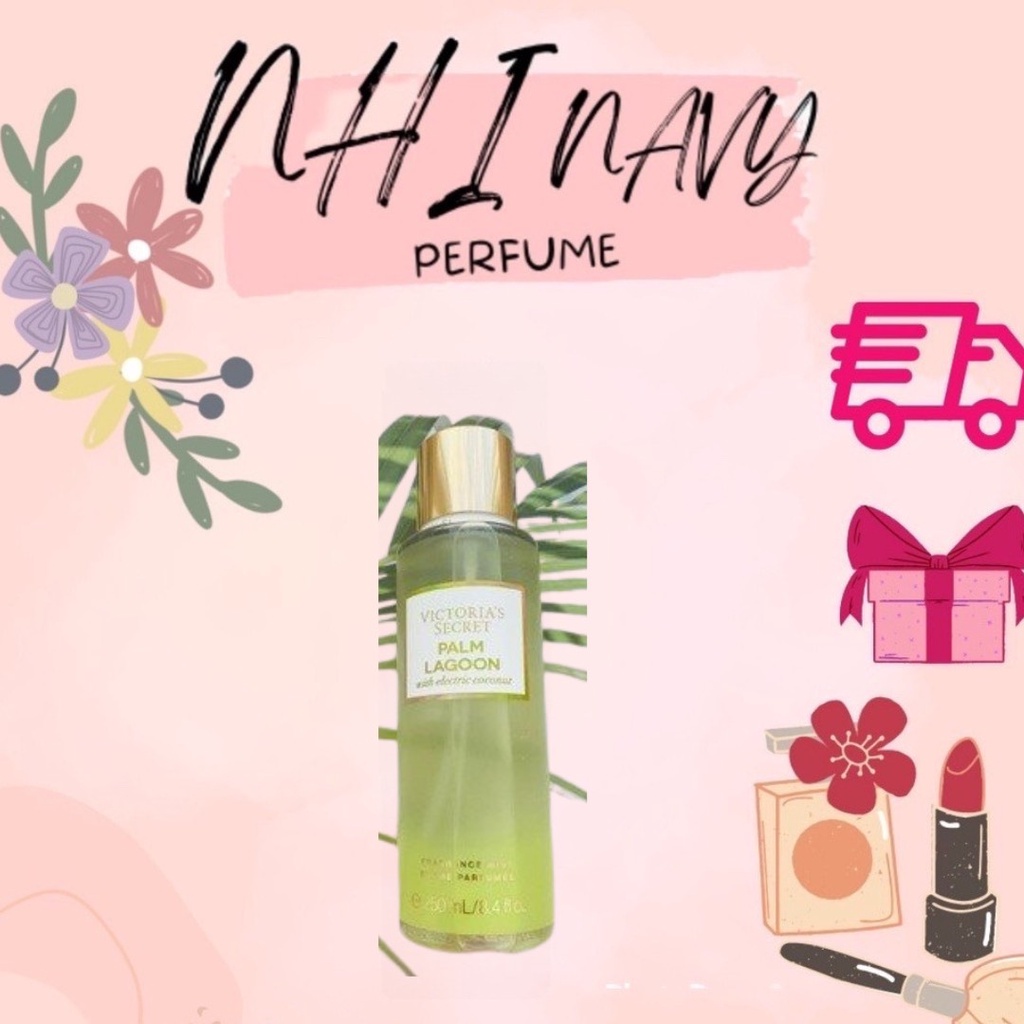 Xịt thơm Body Mist 𝐕𝐢𝐜𝐭𝐨𝐫𝐢𝐚'𝐬 𝐒𝐞𝐜𝐫𝐞𝐭 𝐏𝐚𝐥𝐦 𝐋𝐚𝐠𝐨𝐨𝐧