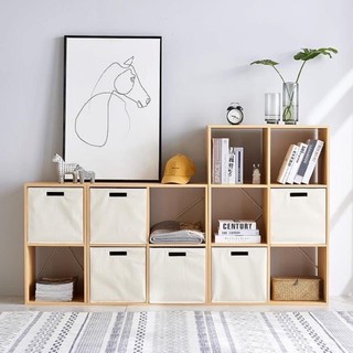 Kệ sách gỗ tổ ong nhiều tầng đủ kích thước, Kệ gỗ tổ ong đa năng lắp ghép tiện dụng