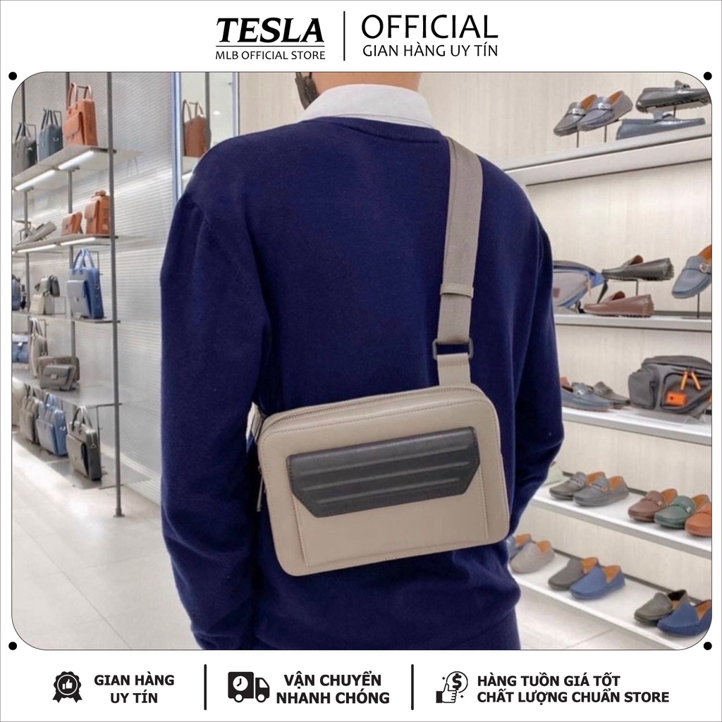 Túi da đeo chéo Pedro Nam da thật 100% bao check so AUTH, đủ code tem tag túi giấy hãng