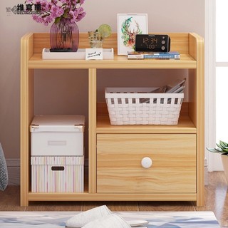 Tủ gỗ đầu giường chất liệu gỗ MDF trang trí phòng ngủ, Tủ kê đầu giường có ngăn kéo tiện lợi