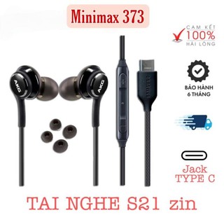 Tai nghe có dây Samsung AKG Type C/jack 3.5 Note 10 Note 20 S21 chính hãng, tai phone nhét tai gaming ZINKASHOP