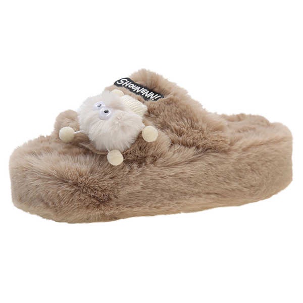 Dép Lông Đế Dày Thời Trang Thu Đông 2023 Cho Nữ Dễ Thương