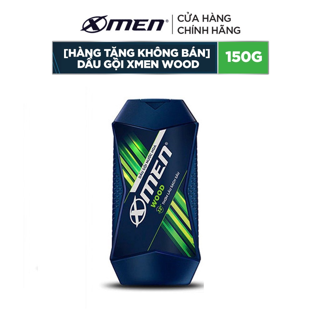 [Hàng tặng không bán] Dầu Gội Nước hoa X-Men Wood 150g