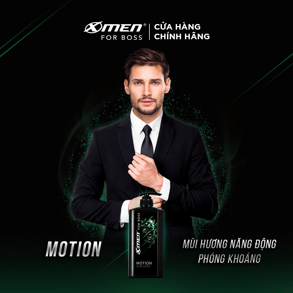 Dầu gội nước hoa X-Men for Boss Motion 650g