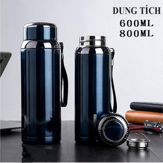 Bình Giữ Nhiệt Nóng Lạnh, Cốc Giữ Nhiệt Dung Tích Lớn Lõi Thép Inox 304