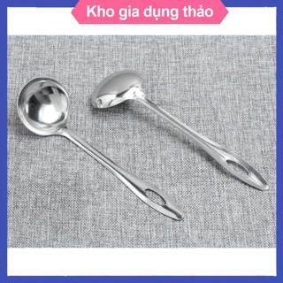 Vá canh vá lẩu inox cán dài số 6