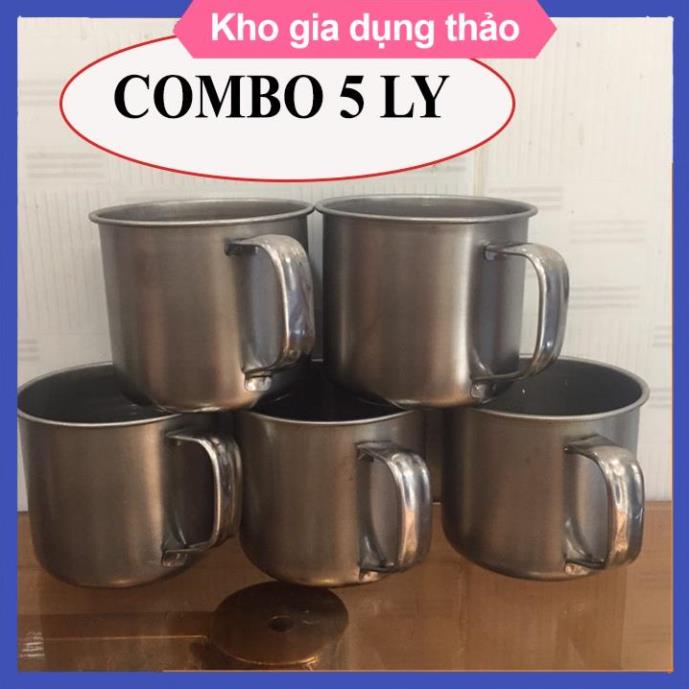 Combo 35 ca inox uống nước, ca inox làm đá