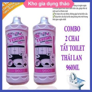 Tẩy toilet 960ml siêu sạch cho mọi nhà/chai tẩy toilet bồn cầu okay thái lan 960ml