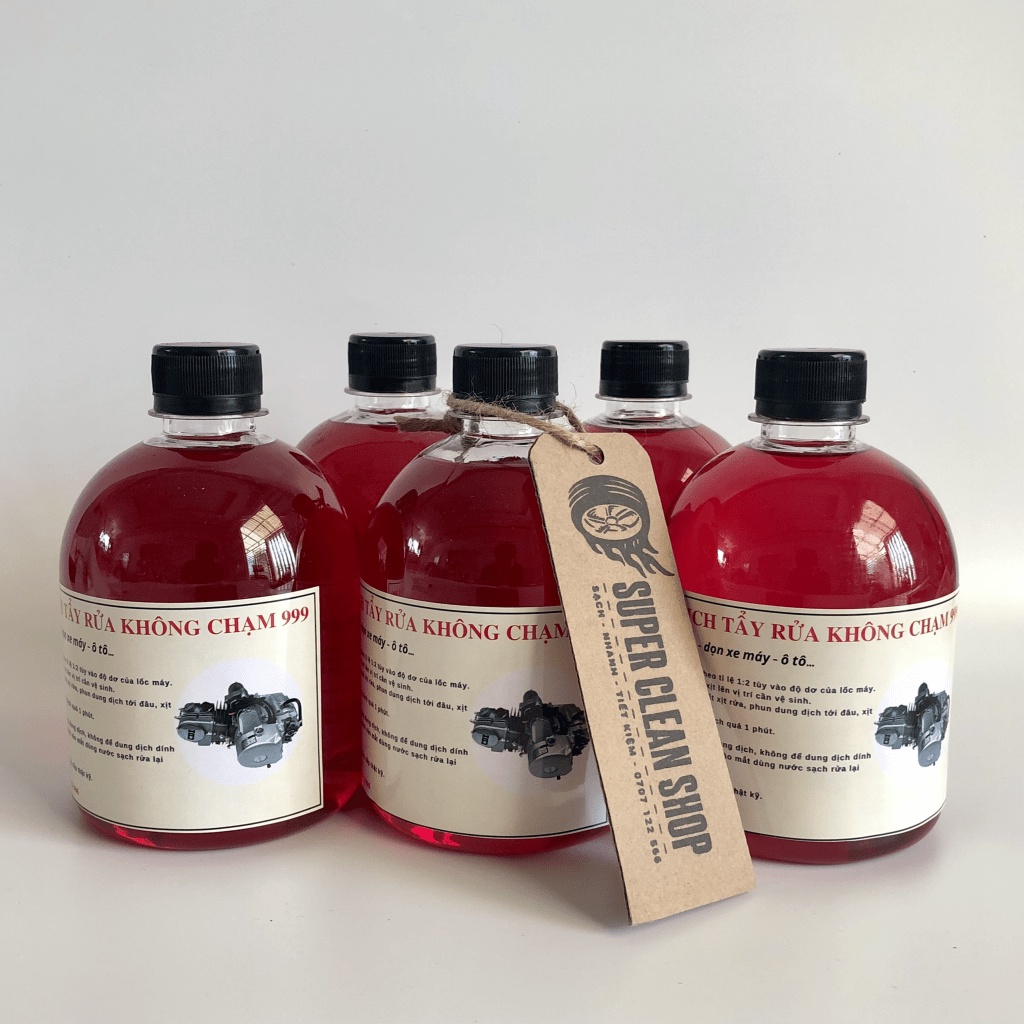 Dung dịch tẩy rửa lốc máy không chạm 999 SIÊU SẠCH Dùng cho Xe Máy Ô Tô