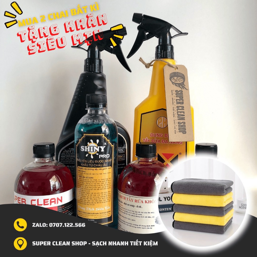 Dung dịch tẩy rửa lốc máy không chạm 999 SIÊU SẠCH Dùng cho Xe Máy Ô Tô