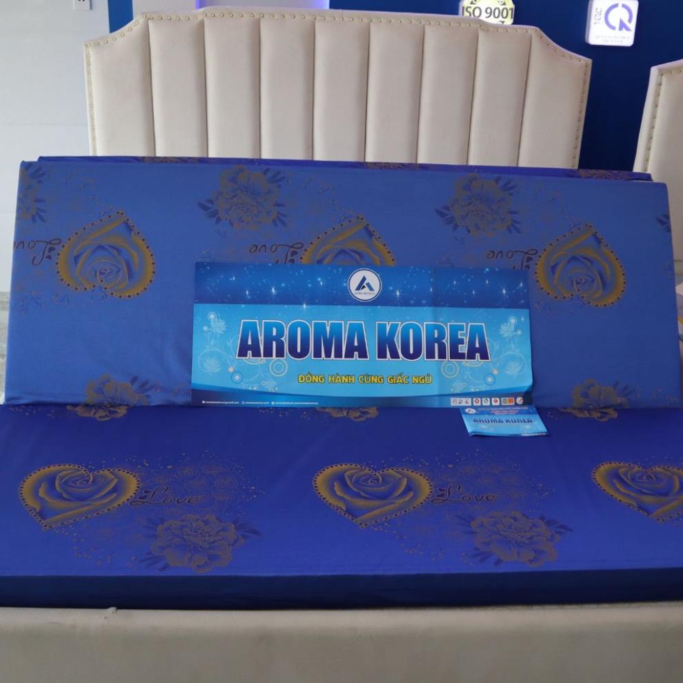 Nệm Gấp 3 Bông Ép Aroma Korea - Chính Hãng - Êm Ái - Bảo Hành 5 năm - Nhiều Màu Giao Ngẫu Nhiên Free Ship TPHCM