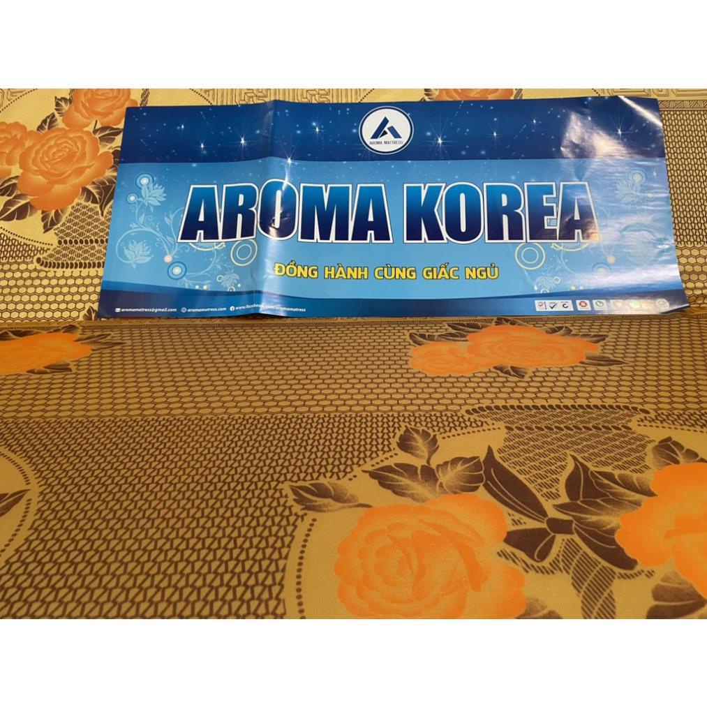 Nệm Gấp 3 Bông Ép Aroma Korea - Chính Hãng - Êm Ái - Bảo Hành 5 năm - Nhiều Màu Giao Ngẫu Nhiên Free Ship TPHCM