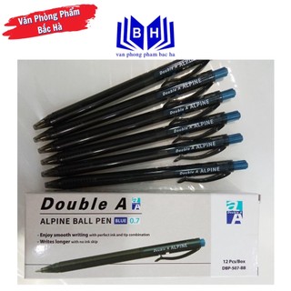 Bút bi alpine double a - mực xanh ngòi 0.7mm