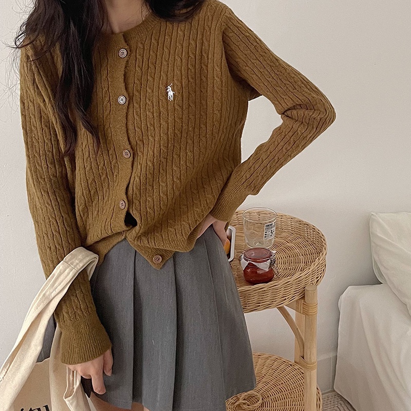 Áo Khoác cardigan Dệt Kim Phong Cách Hàn Quốc Thời Trang Mùa Thu 2023 Mới
