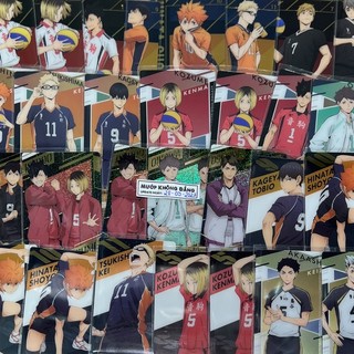 Thẻ bài wafer HAIKYUU nhân phẩm vol 1 vol 2 muopkhongdang
