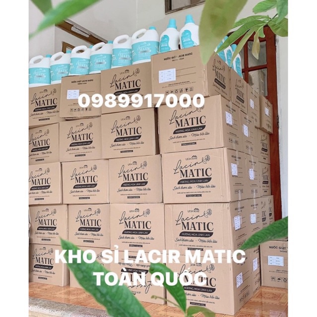 1 CAN NƯỚC GIẶT XẢ LACIR MATIC DR LACIR 3,6KG LACIR HOME CHÍNH HÃNG - 100% organic