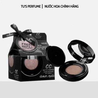 Phấn nước kiềm dầu CC Odbo Cushion Matte Powder Oil Control Thái Lan 14g - Kèm lõi 21.Tone trắng sáng