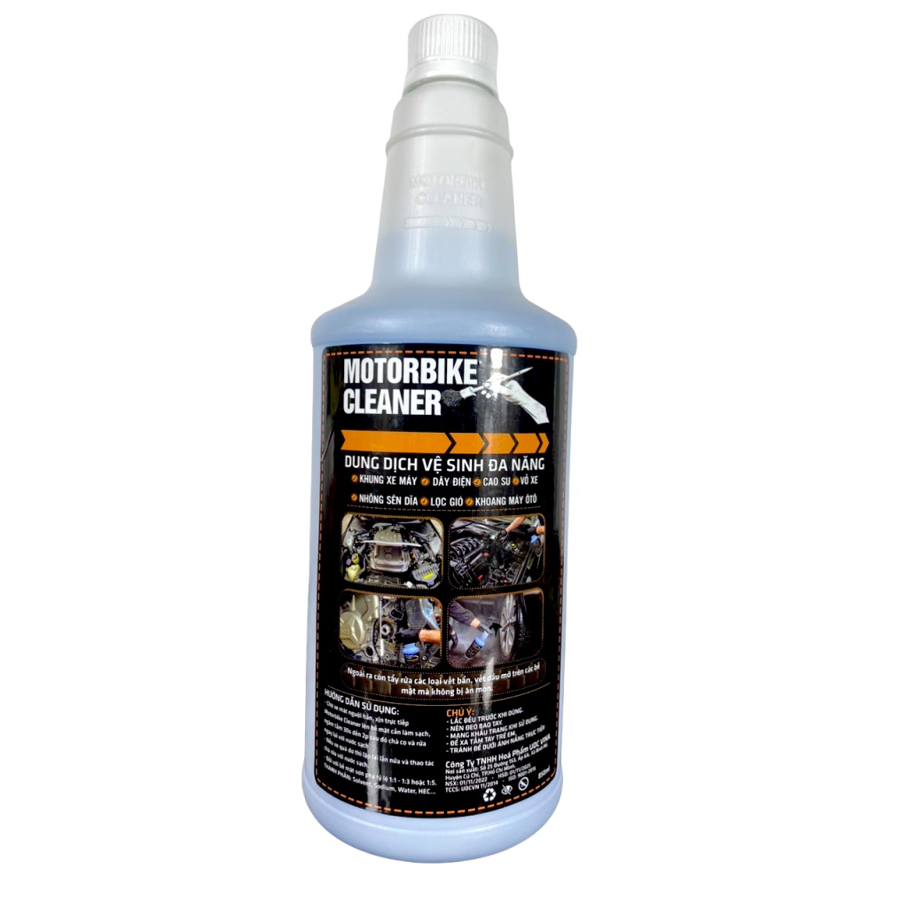 Dung Dịch Tẩy Rửa Đa Năng, Vệ Sinh Lốc Máy, Dàn Áo, Nhông Sên Dĩa MOTORBIKE CLEANER 850ML