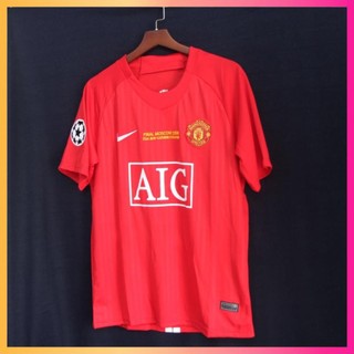 Bộ quần áo mu aig 2008 final ucl full logo thêu 2023/2024