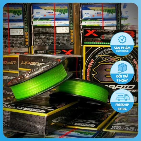 Dây dù PE YGK X-BRAID UPGRADE X8,Hàng chính hãng YGK Japan, khỏe, sợi mịn, chống sốc cực tốt