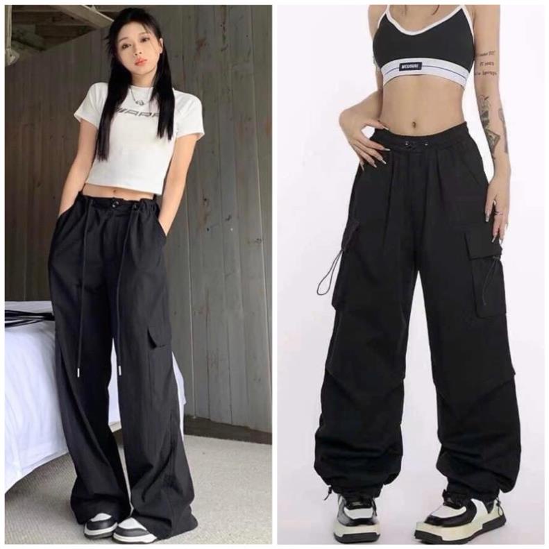 Quần Kaki Túi Hộp Dây Rút Hot Trend Phong Cách Retro😎 Quần Jogger Hip Hop Năng động
